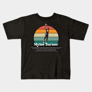 Myles Turner Vintage V1 Kids T-Shirt